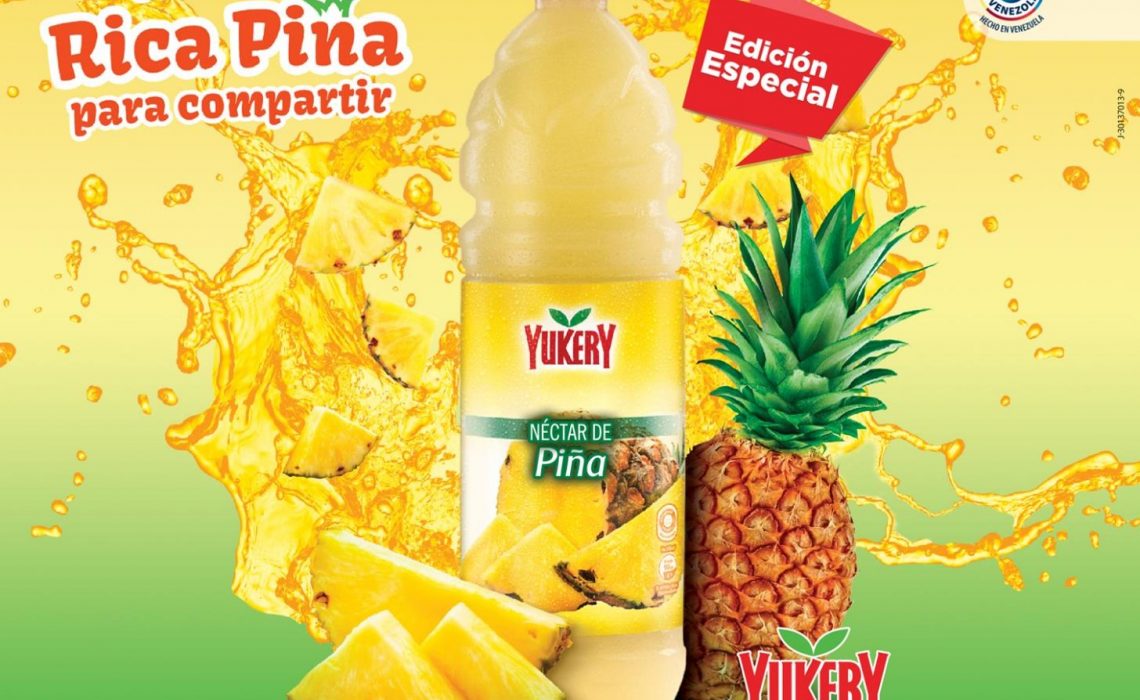 Llega Rica Piña de Yukery en su Presentación de 1,5 Litros para Compartir