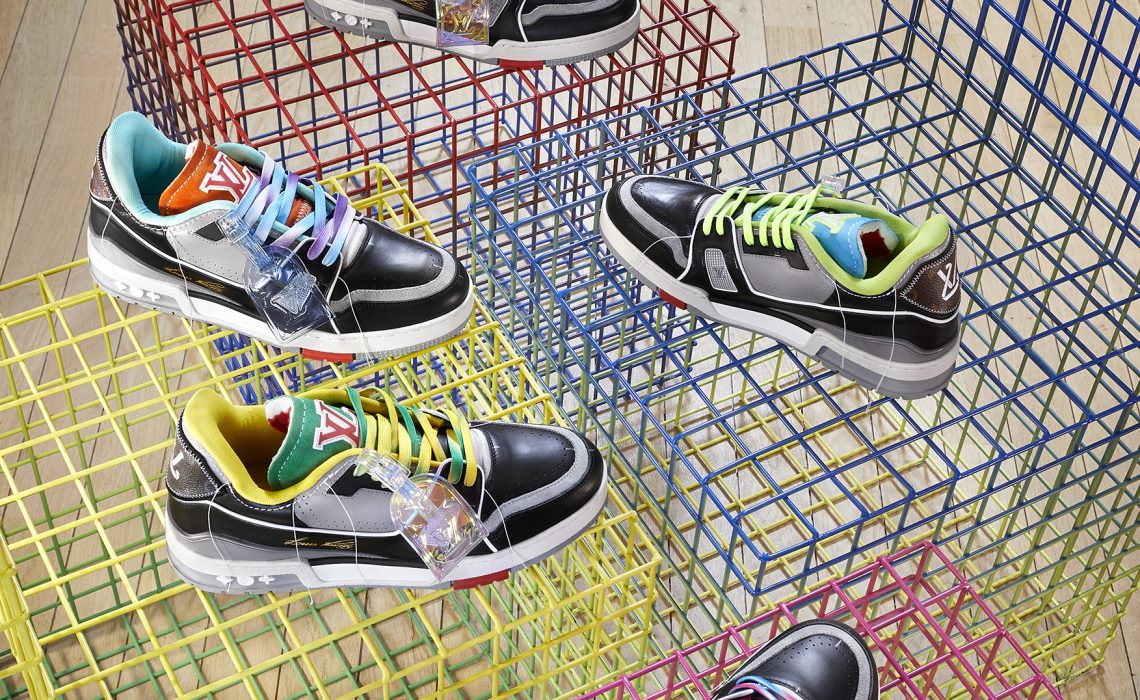 Louis Vuitton Men’s Collection LV Trainer Upcycling by Virgil Abloh Spring-Summer 2021