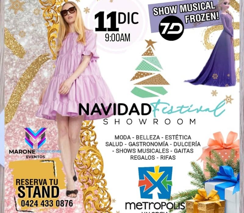 Marone Producciones Presenta el Navidad Festival Showroom en CC Metropolis Shopping Valencia