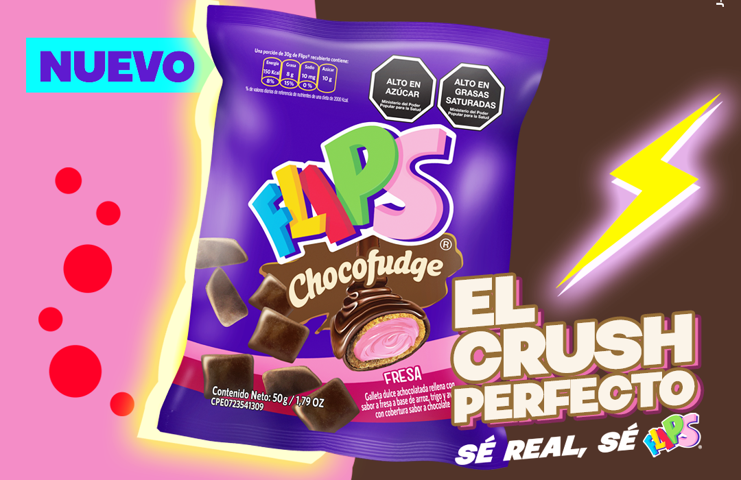 Flips Chocofudge Fresa Llega al Mercado para ser el Crush Perfecto de los Consumidores