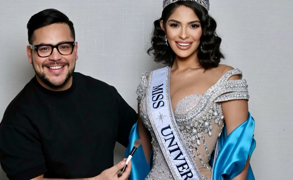 Juan Bautistta y su MakeUp Art dejan su huella en la Miss Universo nicaragüense Sheynnis Palacios
