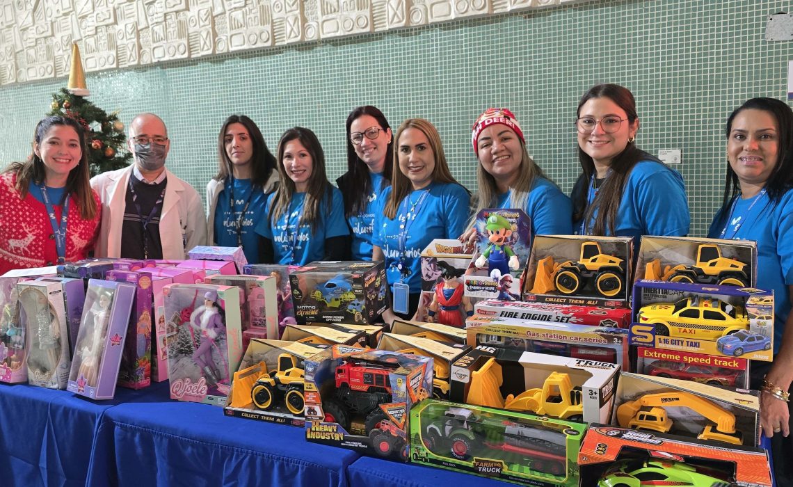 Movistar entregó juguetes en el Hospital San Juan de Dios de Caracas