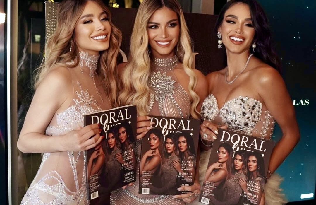Las hermanas Castellanos protagonizan la portada de Doral Fashion Week Magazine en Miami