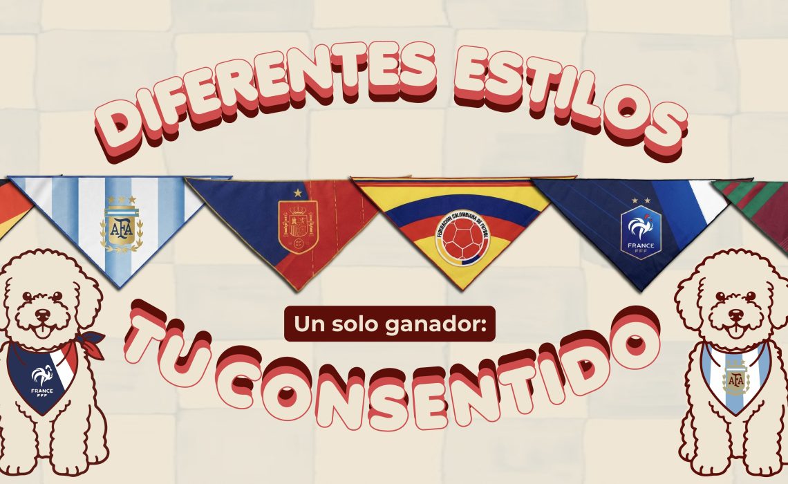 Vidapets presenta sus nuevas bandanas mundialistas para mascotas