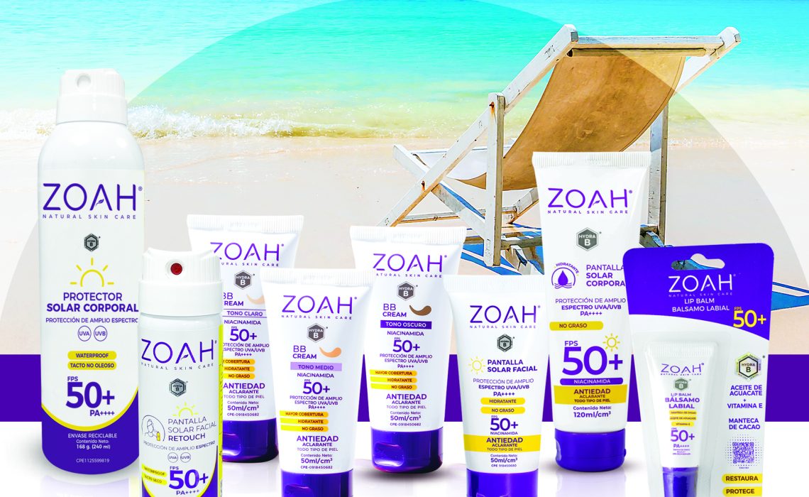 Nuevos protectores solares en aerosol y cremas reparadoras ZOAH para combatir el solNo