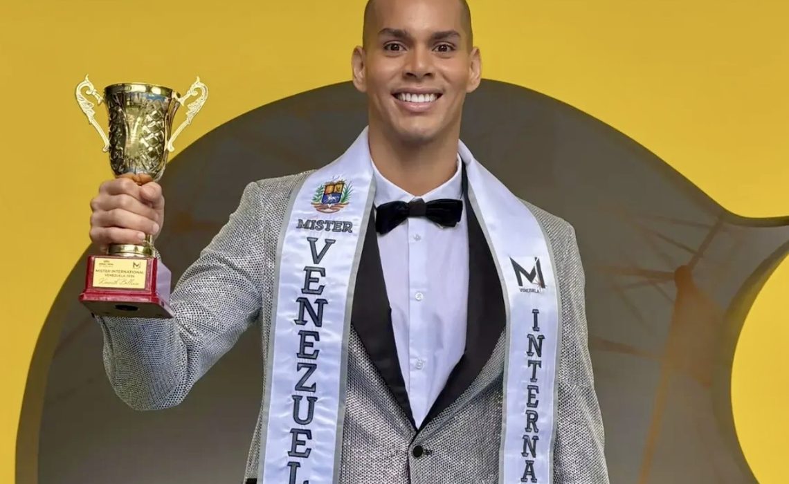 Kenneth Bellorín representará a Venezuela en el certamen Mister International 2026