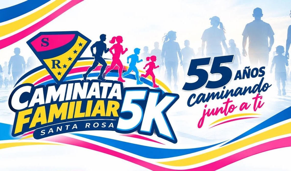 U.E Colegio Santa Rosa realizará Caminata Familiar 5K por sus 55 años el domingo 08 noviembre
