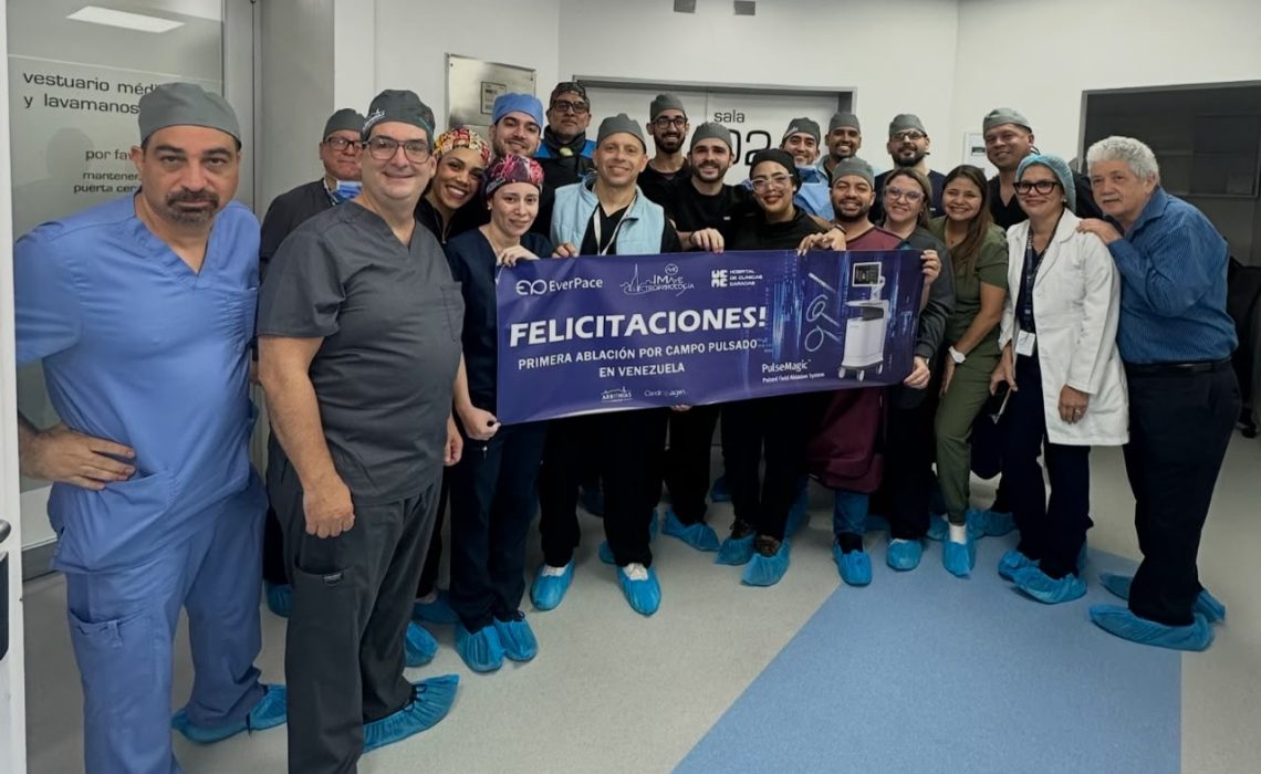 Con total éxito se realizó el primer procedimiento de ablación con campo pulsado en el Hospital de Clínicas Caracas